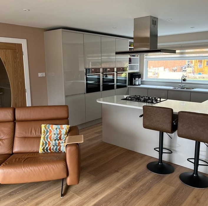 Modern kitchen installation